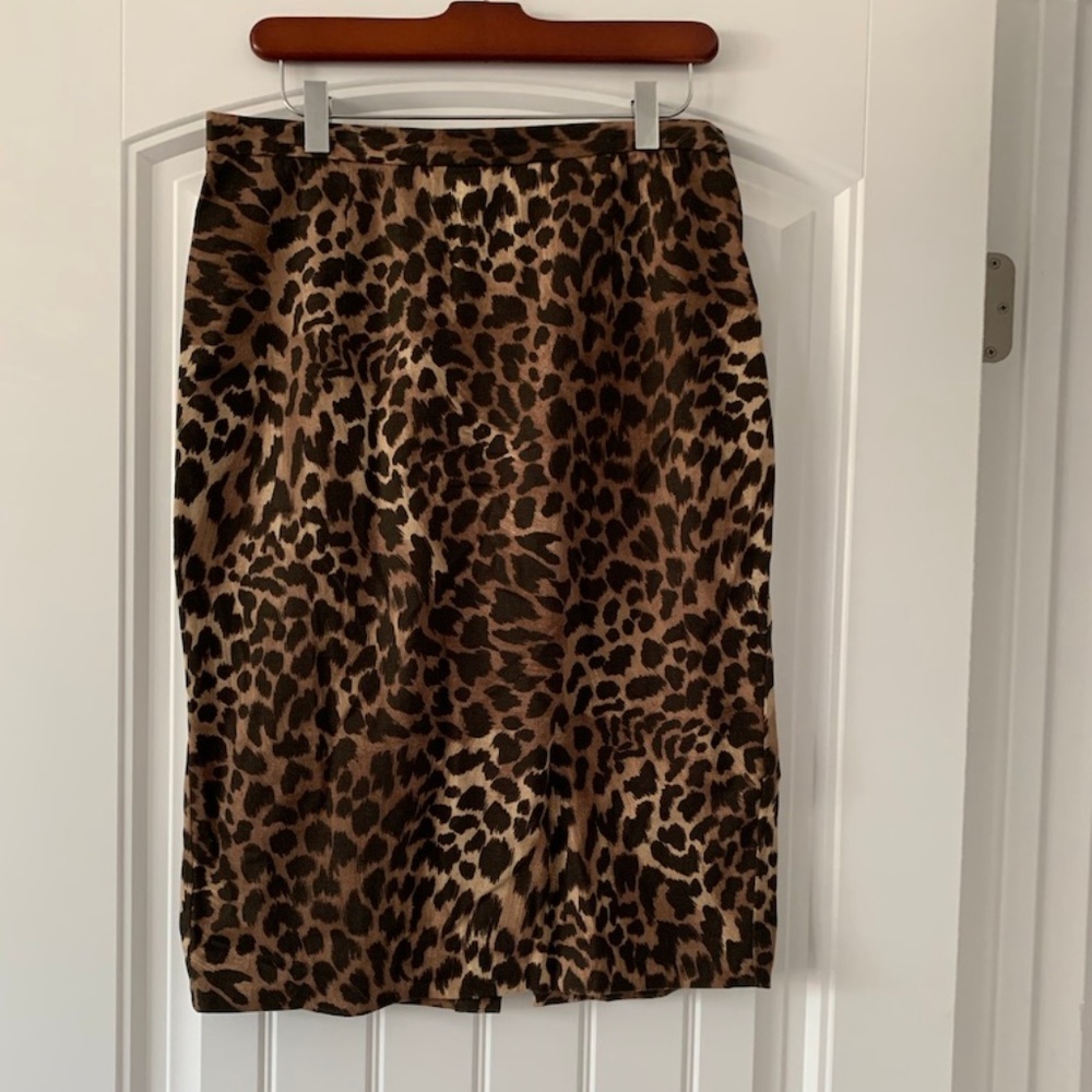 Michael Kors Animal Print Pencil Skirt